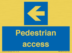 Pedestrian access